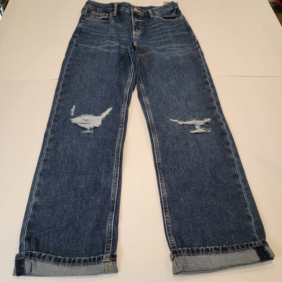 Old Navy Loose High-Rise  Destroyed 90's Straight Jeans Size 18 (33)* NWT! - Picture 4 of 17
